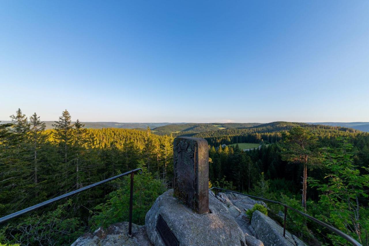 Hotel Schoene Aussicht Hornberg Exterior foto